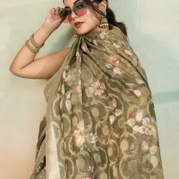TASRIKA Green Pure Cotton Sarees-image-38