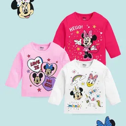 Disney By Miss and Chief Girls 3 Printed Applique T-shirt-image-99