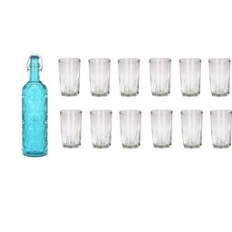 SOMIL Blue Glass Airtight Can Bottle-picture-30