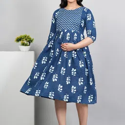 HETSA Women Floral Printed Maternity Anarkali Kurta-picture-39