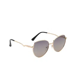 KOSCH ELEMENTE Women Gold-Toned Butterfly Sunglasses with Grey Polarised Lens - KST24818C1-image-70