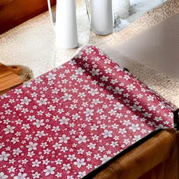 Aura Pink Set of 1 Water Resistant Shelf Liner Organisers-image-51