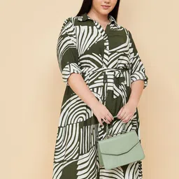 max Women Shirt Midi Dress-picture-17