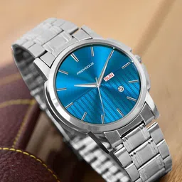 Provogue Men Brass Printed Dial & Stainless Steel Wrap Around Straps Analogue Watch-51