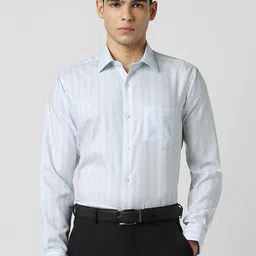 Van Heusen Striped Pure Cotton Formal Shirt-image-66
