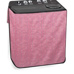 The Furnishing Tree Pin Checks Print Washing Machine Cover-image-47