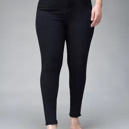 Miss Chase A+ Women Skinny Fit High-Rise Heavy Fade Stretchable Jeans-image-35
