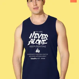 WOOSTRO Pack Of 2 Printed Combed Cotton GymInnerwear VWS26(BKLN ORANGE)(ALONE NAVY)-image-41
