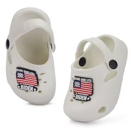 GLJ CLASSMATE Kids Textured Sling Back Clogs-9