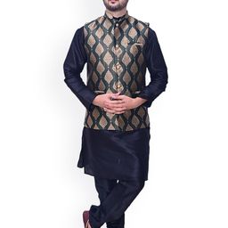 Om Shubh Mangalam Men Handloom Kurta-image-2