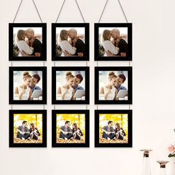 Art Street Black 8 to 12 Pieces Wood Wall Photo Frames-image-50