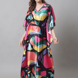Claura Printed Maxi Nightdress-image-31