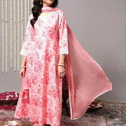KSUT Peach Viscose Rayon Kurta Sets-picture-36
