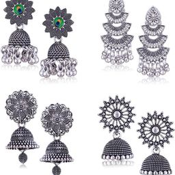 DIVASTRI Silver-Plated Alloy Earrings-46