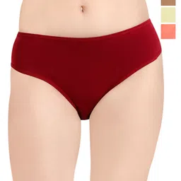 Colour And Comfort Women Pack Of 3 Mid-Rise Inner Elastic Hipster Briefs CC-W-HP-P3_XS-image-45