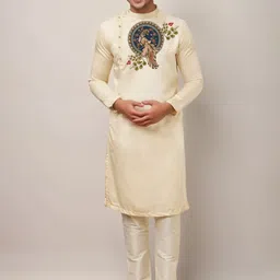DEVOILER Floral Printed Regular Cotton Straight Kurta-9