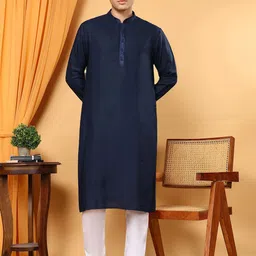 TATTVA Men Woven Design Printed Kurta with Pyjama-picture-35