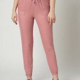 Kraus Jeans Women High-Rise Joggers Trousers-image-96