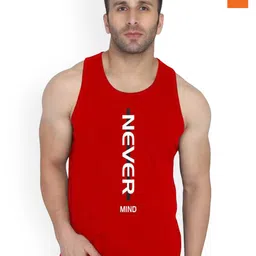 SLOWLORIS Pack of 2 Typography Printed Scoop Neck Gym Vest Innerwear Vests-picture-11