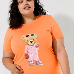 Toodle Plus Plus Size Women Printed T-shirt-image-57