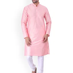 Sadree Men Regular Dupion Silk Kurta with Pyjamas-image-69