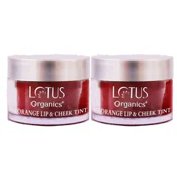 Lotus Organics+ Set Of 2 Tangy Orange Lip & Cheek Tint - 10g Each-27