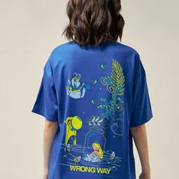 Bewakoof Women Alice in Wonderland Printed T-shirt-image-24