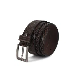 GIL Men Textured Leather Belt-image-80