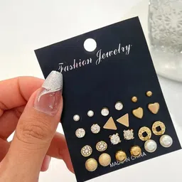 ONUYX Silver-Plated Alloy Earrings-52