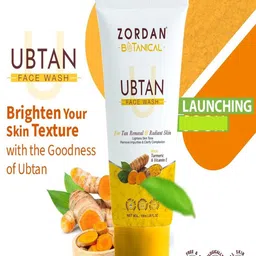 ZORDAN Set Of 2 Botanical Ubtan Face Wash - 60 ml Each image 3