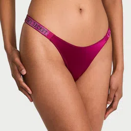 Victoria's Secret Women Low-Rise Shine Strap Thong Briefs-picture-24