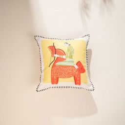 FREEDOM TREE Yellow & Red Square Cushion Covers-image-87