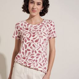 Honey by Pantaloons Women Printed Pure Cotton Top-image-55