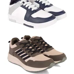 PENNEN Men Non-Marking Running Sports Shoes-image-67