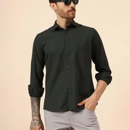 Cantabil Comfort Spread Collar Cotton Shirt-image-80