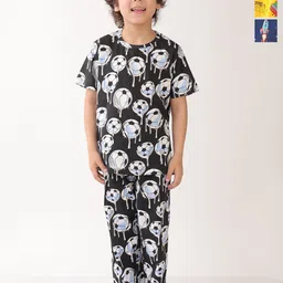 Anthrilo Boys Pack Of 3 Pure Cotton Short Sleeve Pyjama Set Night suit-image-80