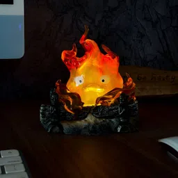 COMICSENSE Red Textured Acrylic Abstract Shaped Table Lamp-48