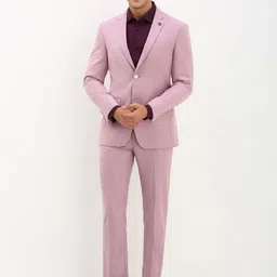 Allen Solly Slim-Fit Single-Breasted Two-Piece Suit-image-86