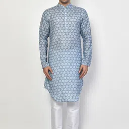 Arihant Rai Sinha Men Printed Regular Kurta with Trousers-image-20