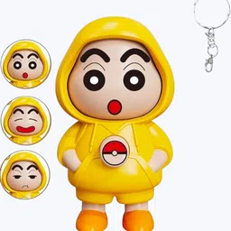 jantrex Shinchan Funny Cartoon Anime Toy Doll Collectible Keychain For School Kids Use Decorative Showpiece - 9.7 cm-picture-49