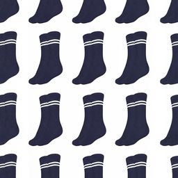 MUKHAKSH Unisex Blue Socks-image-35