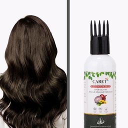 CARET ORGANIC De-Tan Face Pack, Vitamin C Glow Scrub With Red Onion Seed Hair Oil image 4