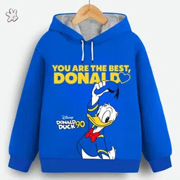 Disney By Miss and Chief Boys Printed Hooded Sweatshirt-image-10