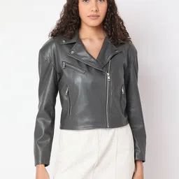 Vero Moda Women Lightweight Crop Biker Jacket-image-93