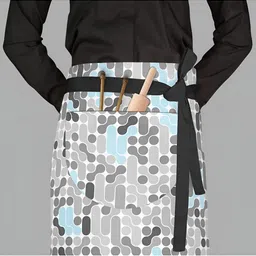 ArtzFolio Printed Aprons With 1Patch Pockets image 2