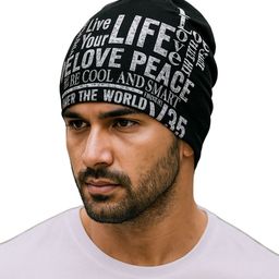 iSWEVEN Unisex Printed Beanie-picture-12