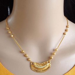 Ramdev Art Fashion Jwellery Gold-Plated Brass Necklace-57