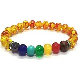 Divine souvenirs Unisex Artificial Beaded Elasticated Bracelet-43