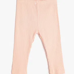 Koton Infant Girls Striped Cotton Ribbed Ankle Length Leggings-picture-29