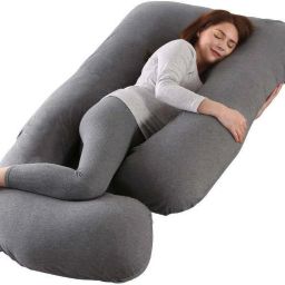 Pregnancy Pillow Microfibre Solid Pregnancy Pillow Pack of 1-image-10